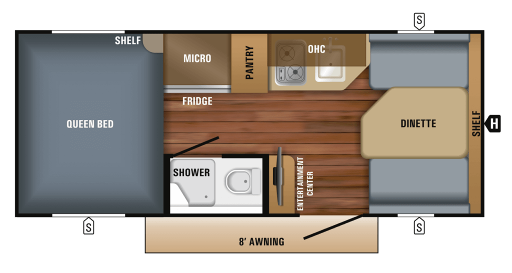 Jayco Hummingbird Floor Plan 