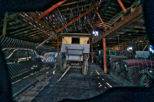 Shaniko, OR Wagon and Cars