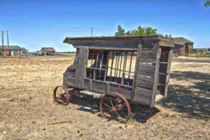 Shaniko, OR Jail Cart